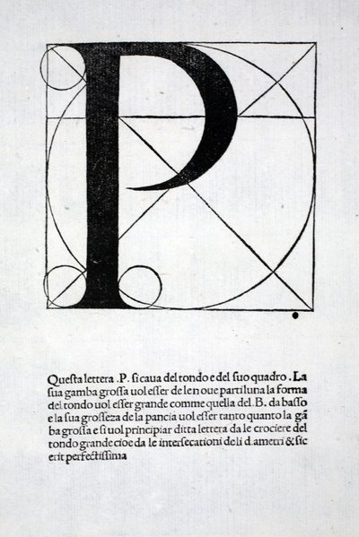 P, Illustration from 